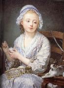 The wool Winder Jean-Baptiste Greuze